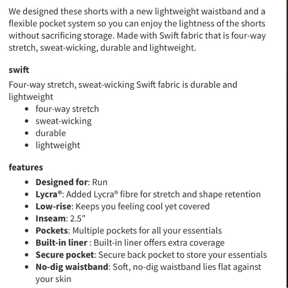 Lululemon Speed Up Running Athletic Shorts Crystalline Multi Black Size 10 - Picture 8 of 16